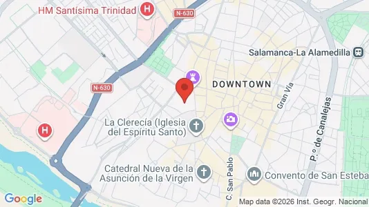 Apartments for rent in Salamanca - Photo from Google Street View