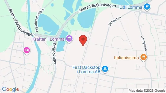 Apartments for rent i Lomma - kort over placeringen