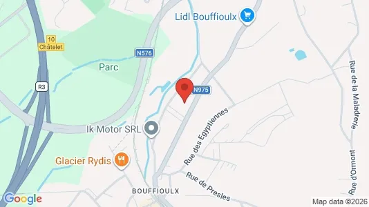 Apartments for rent i Châtelet - kort over placeringen