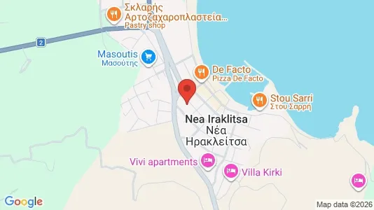 Apartments for rent i Pangaio - kort over placeringen
