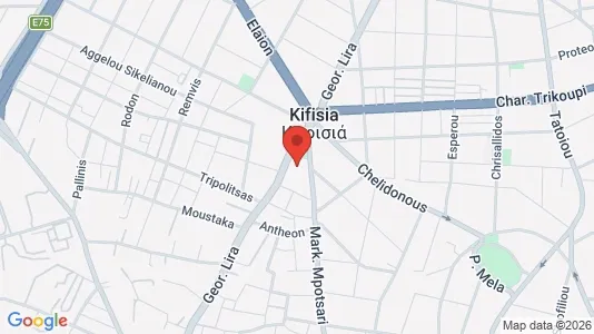 Apartments for rent i Kifisia - kort over placeringen