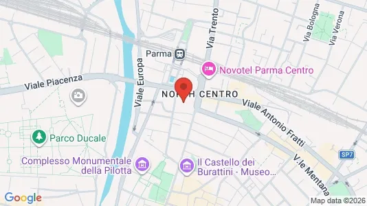 Rooms for rent i Parma - kort over placeringen