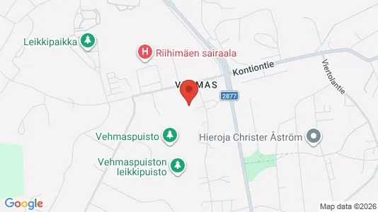 Apartments for rent i Riihimäki - kort over placeringen