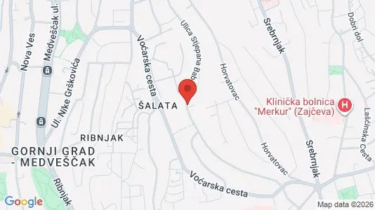 Apartments for rent i Sljeme (Medvednica-Tomislavac) - kort over placeringen