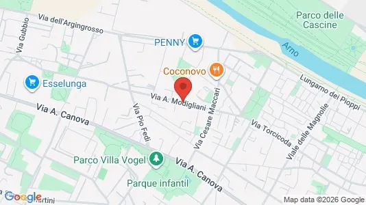 Apartments for rent i Florence - kort over placeringen