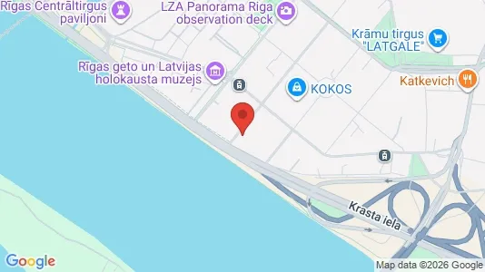Apartments for rent i Daugavpils novads - kort over placeringen