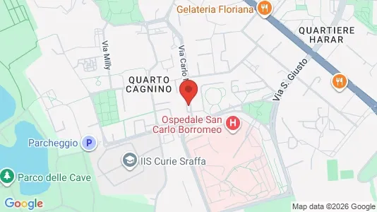 Rooms for rent i Milano Zona 7 - Baggio, De Angeli, San Siro - kort over placeringen