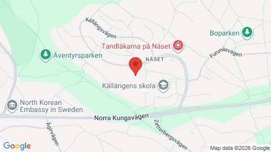 Apartments for rent i Lidingö - kort over placeringen