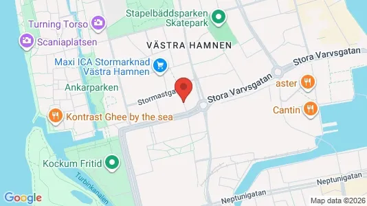 Apartments for rent i Malmö City - kort over placeringen