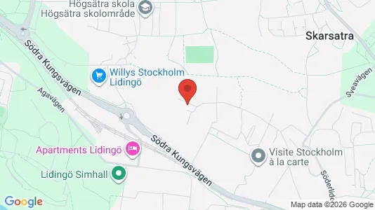 Apartments for rent i Lidingö - kort over placeringen
