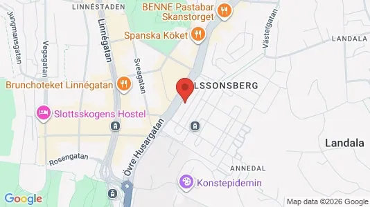 Apartments for rent i Gothenburg City Centre - kort over placeringen