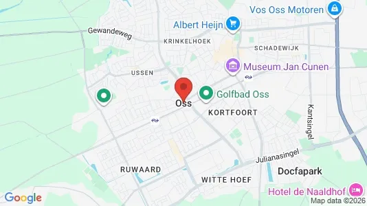 Apartments for rent i Oss - kort over placeringen