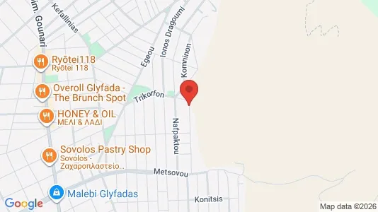 Apartments for rent i Glyfada - kort over placeringen