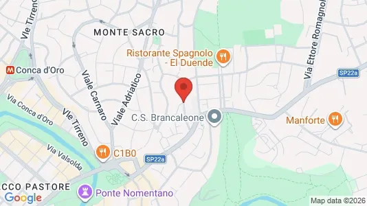 Apartments for rent i Roma Municipio III – Monte Sacro - kort over placeringen
