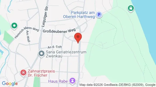 Apartments for rent i Leipzig - kort over placeringen