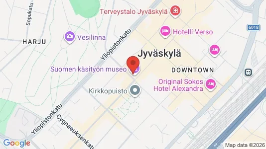Apartments for rent i Jyväskylä - kort over placeringen