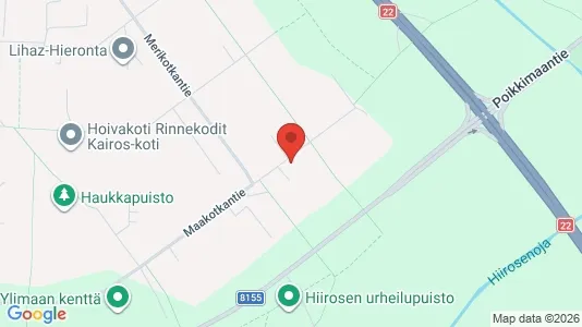 Apartments for rent i Oulu - kort over placeringen