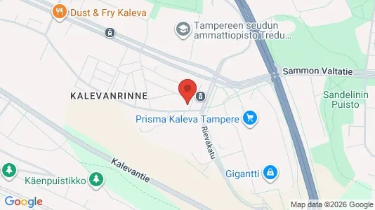 Apartments for rent i Tampere Keskinen - kort over placeringen