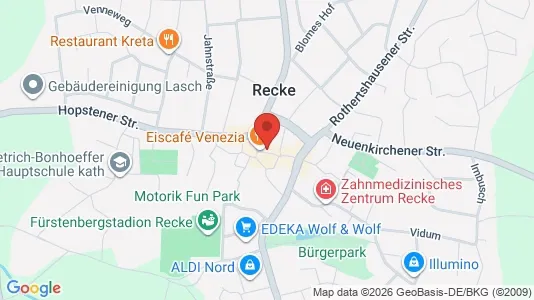 Apartments for rent i Steinfurt - kort over placeringen