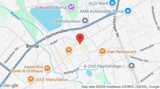 Apartments for rent i Leipzig - kort over placeringen