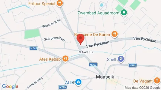 Apartments for rent i Maaseik - kort over placeringen
