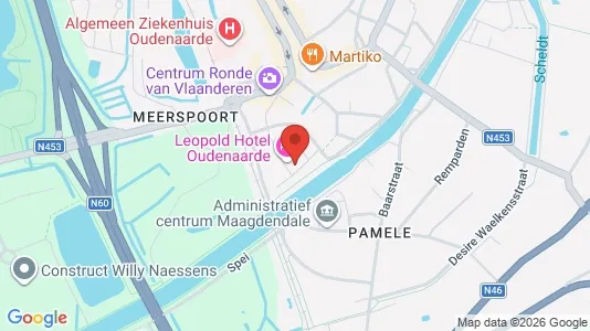 Apartments for rent i Oudenaarde - kort over placeringen