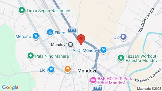 Apartments for rent i Mondovì - kort over placeringen