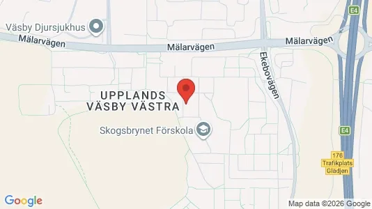 Apartments for rent i Upplands Väsby - kort over placeringen