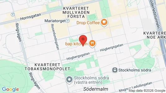 Apartments for rent i Södermalm - kort over placeringen