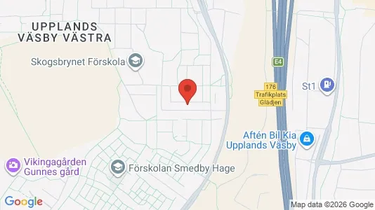 Apartments for rent i Upplands Väsby - kort over placeringen