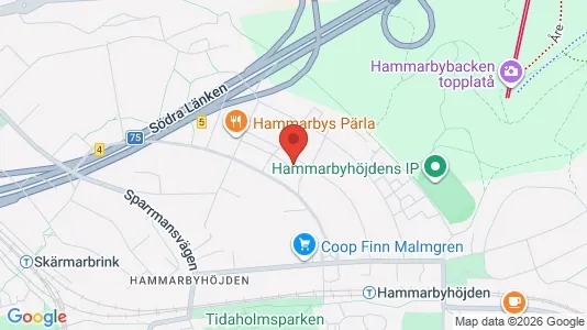 Apartments for rent i Stockholm South - kort over placeringen