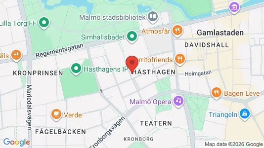 Apartments for rent i Malmö City - kort over placeringen