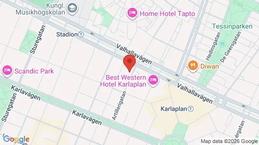 Apartments for rent i Östermalm - kort over placeringen