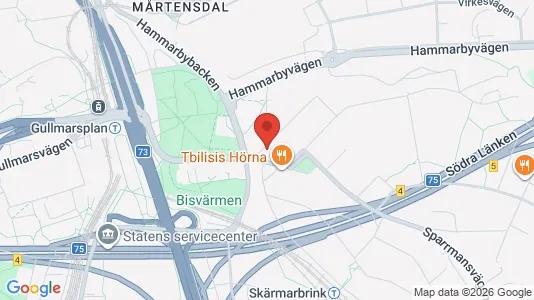Apartments for rent i Stockholm South - kort over placeringen