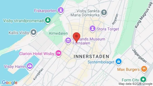 Apartments for rent i Gotland - kort over placeringen