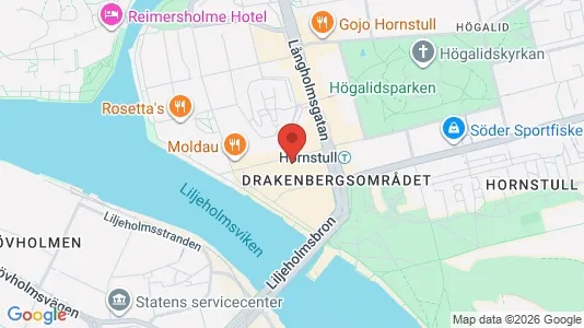 Apartments for rent i Södermalm - kort over placeringen