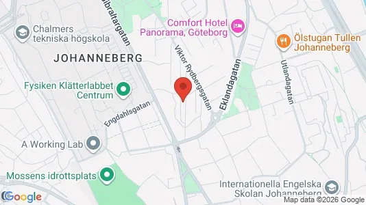 Apartments for rent i Johanneberg - kort over placeringen