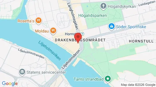 Apartments for rent i Södermalm - kort over placeringen