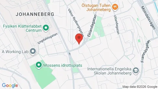 Apartments for rent i Johanneberg - kort over placeringen