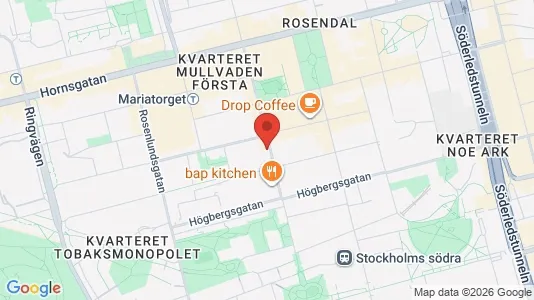 Apartments for rent i Södermalm - kort over placeringen