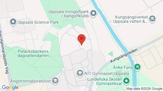 Apartments for rent i Uppsala - kort over placeringen