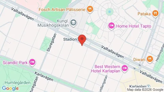 Apartments for rent i Östermalm - kort over placeringen