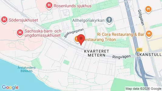 Apartments for rent i Södermalm - kort over placeringen