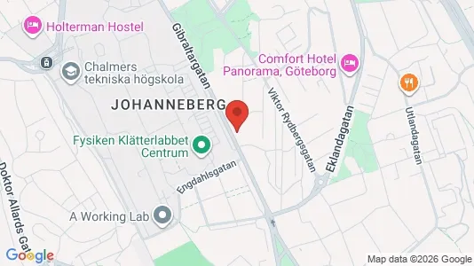 Apartments for rent i Johanneberg - kort over placeringen