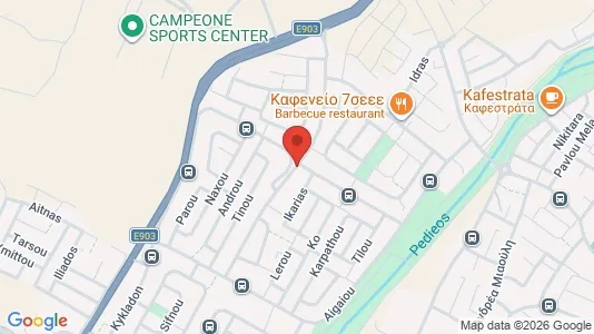 Apartments for rent i Nicosia Lakatameia - kort over placeringen
