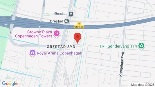Apartments for rent i Copenhagen S - kort over placeringen
