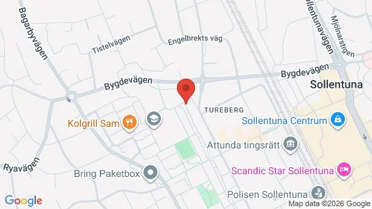 Apartments for rent i Sollentuna - kort over placeringen