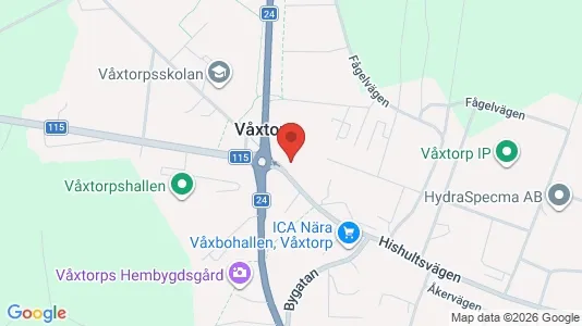 Apartments for rent i Laholm - kort over placeringen