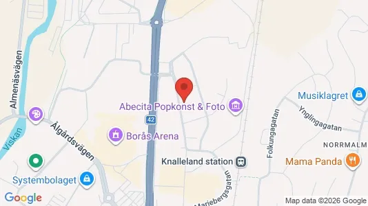 Apartments for rent i Borås - kort over placeringen