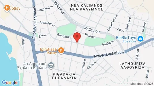 Apartments for rent i Glyfada - kort over placeringen